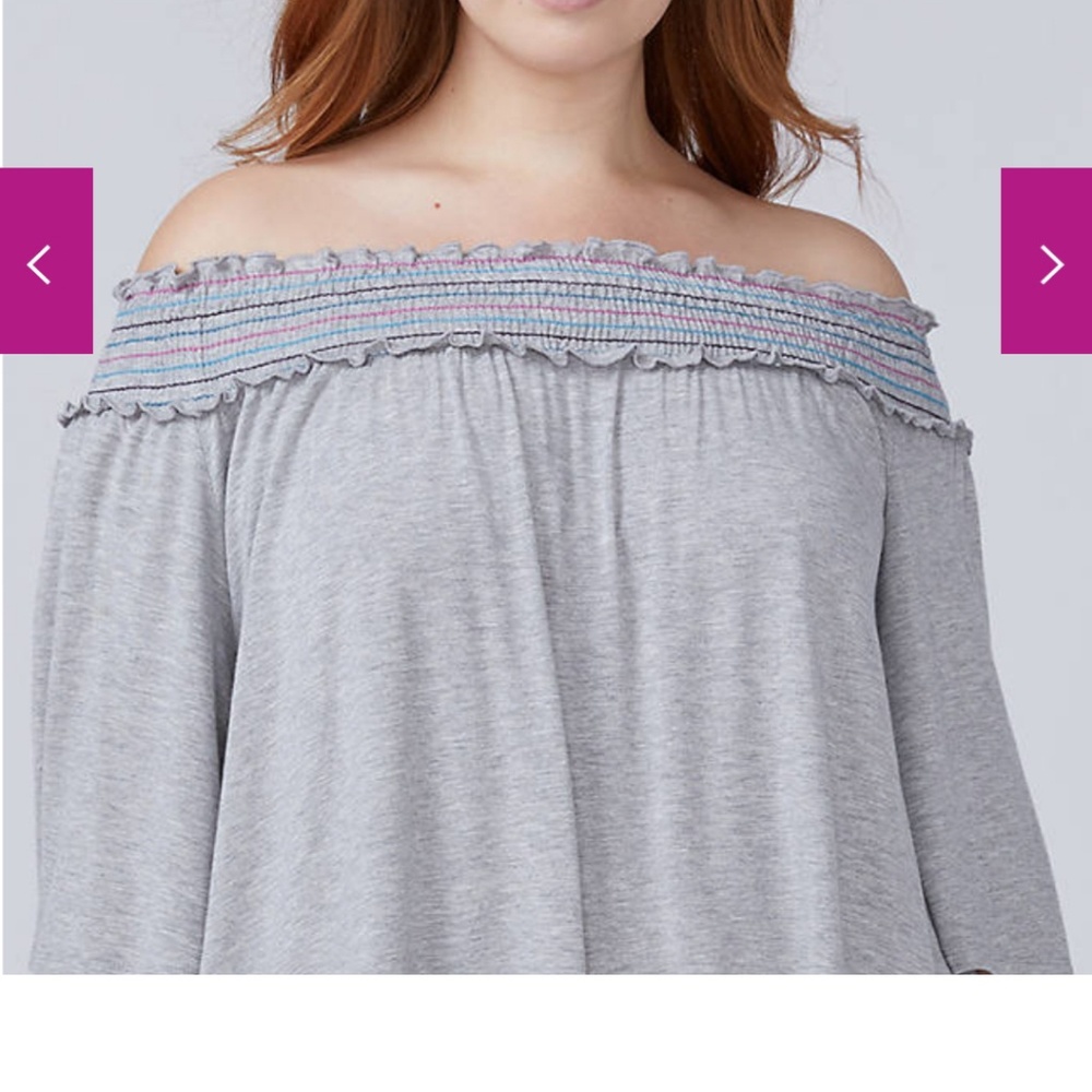 Off the shoulder top
